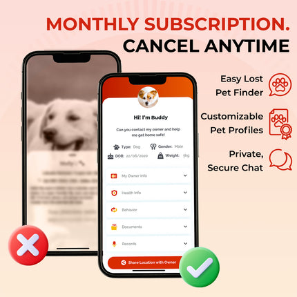 FindZ QR Pet Tag - The Smart, Simple Way to Bring Them Home