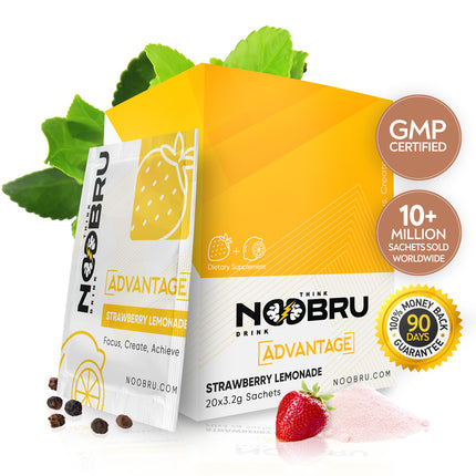 Pure Fuel Pack Of Noobru Advantage: Refreshing Cognitive Support Drink