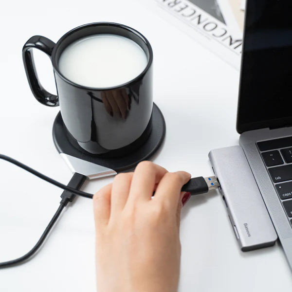 InstaHeat - 2-in-1 Mug Warmer & Wireless Charger