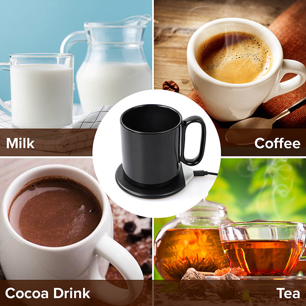 InstaHeat - 2-in-1 Mug Warmer & Wireless Charger