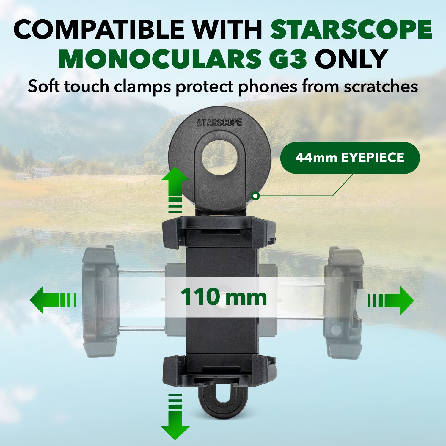 Starscope Monocular Phone Mount — Perfect View. Secure & Steady.