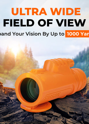 StarScope Orange Monocular - Stand Out and See, Limited Edition Adventure,