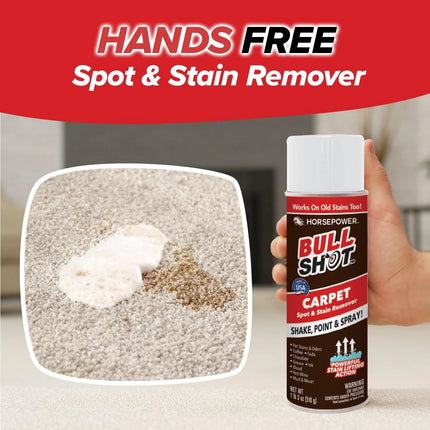 HorsePower BullShot – Hands-Free Stain Remover for Carpets & Upholstery