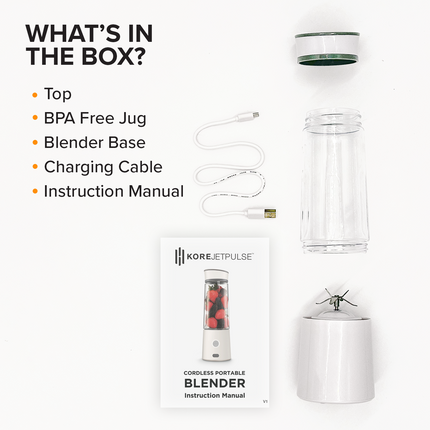 Smoothies Without Limits – KoreJetPulse Travel Blender