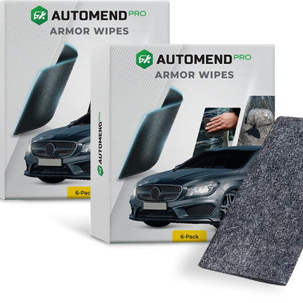 Automend Pro Armor Wipes (Pack of 6) - Instantly Erase Scratches and Stains