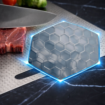 Clean Prep Power TitaniumShield™ Cutting Board TIVANO™ Pro