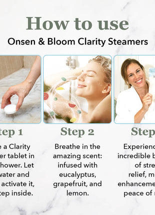 Revitalize Every Shower with Onsen & Bloom Steamers