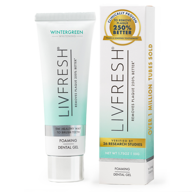 LIVFRESH Dental Gel - Advanced Solution for Superior Teeth Cleaning and Gum Protection