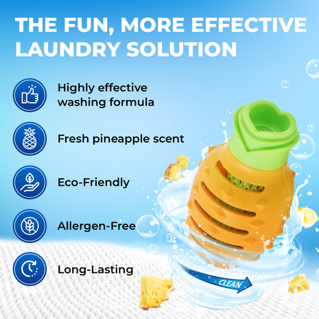 Laundry Masher Pineapple Scent Magic & Effortless Laundry