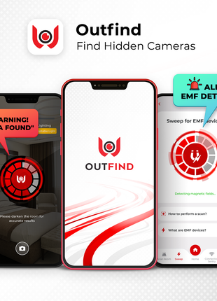 Outfind App Hidden Camera Finder - Peace of Mind