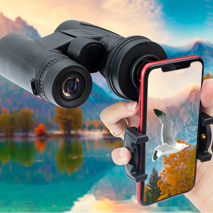 Monocular Adjustable Phone Mount For Starscope Monocular - Perfect View, Secure and Steady