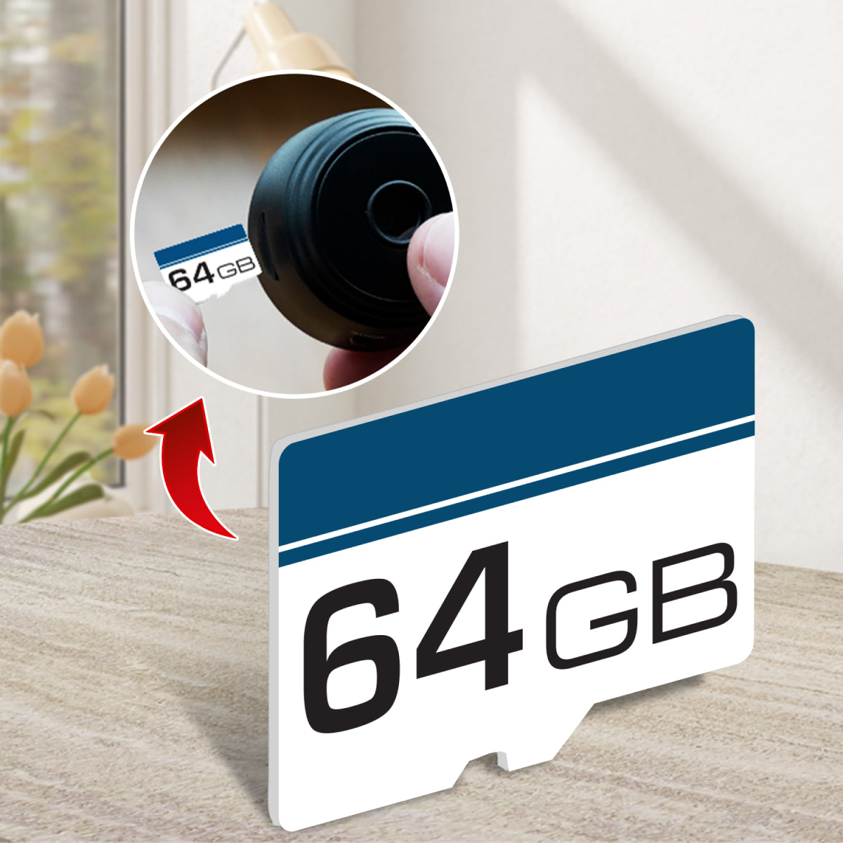 GuardHouse 64GB Memory Card. Never Miss a Moment.