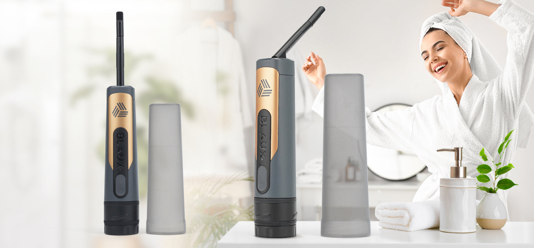Blaux Bidet Premium — Real Clean. Anywhere.