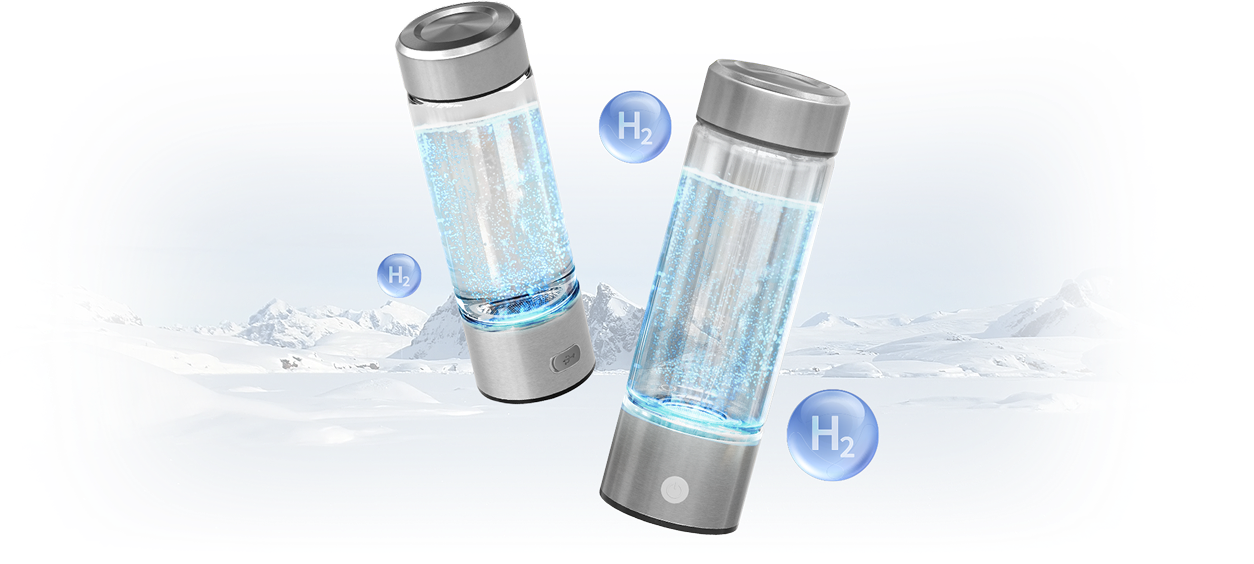 The HydroForge hydrogen water bottle