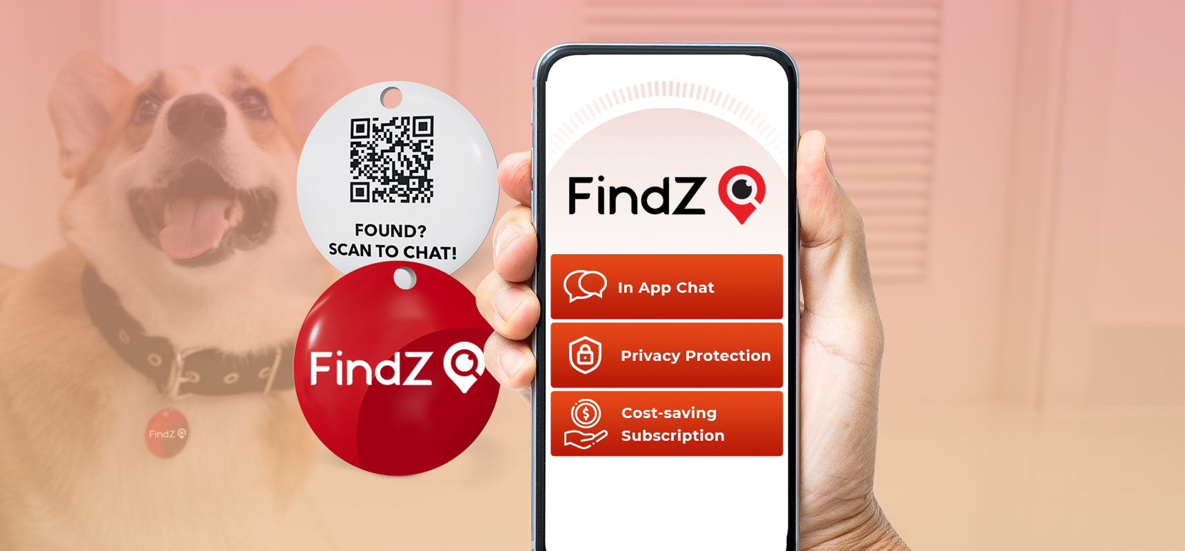 🐾 FINDZ SMART QR PET TAG