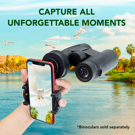 Monocular Adjustable Phone Mount For Starscope Monocular - Perfect View, Secure and Steady