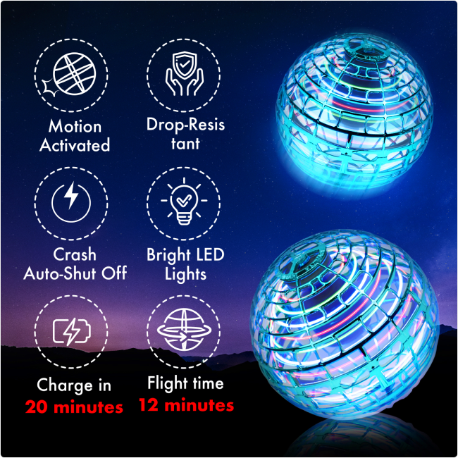 Hajimar Flying Nova Ball - Fun, Skill-Building, Portable Flight