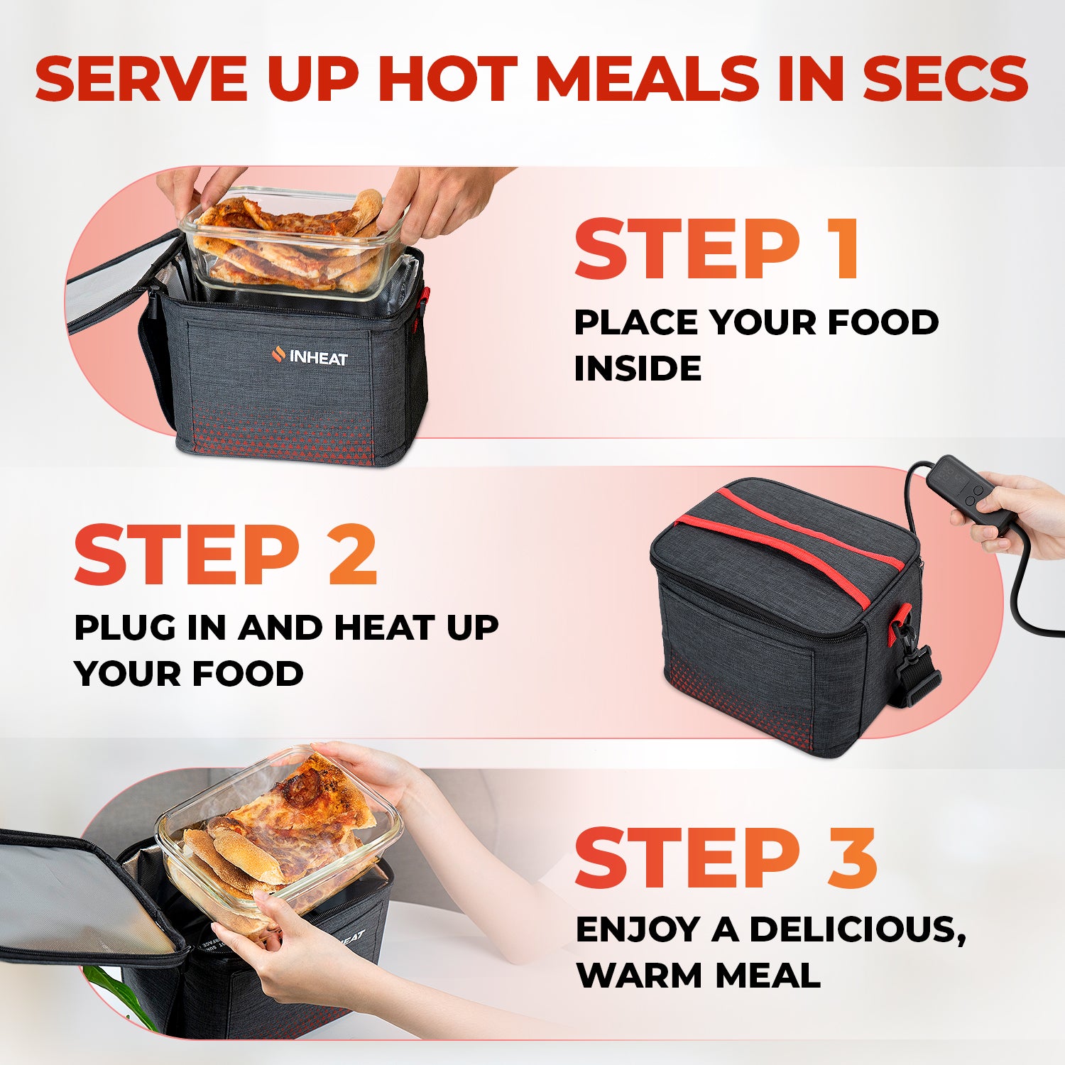 InstaHeat Portable Oven  Hot, Fresh Meals Anywhere You Go